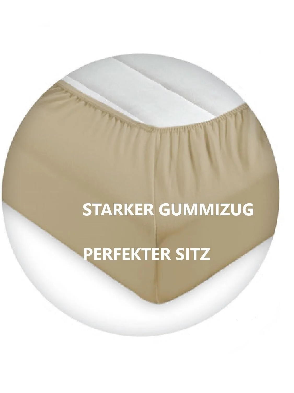 Простынь на резинке Terry Exclusive home textile 180 - 200 x 200 см, фото №5