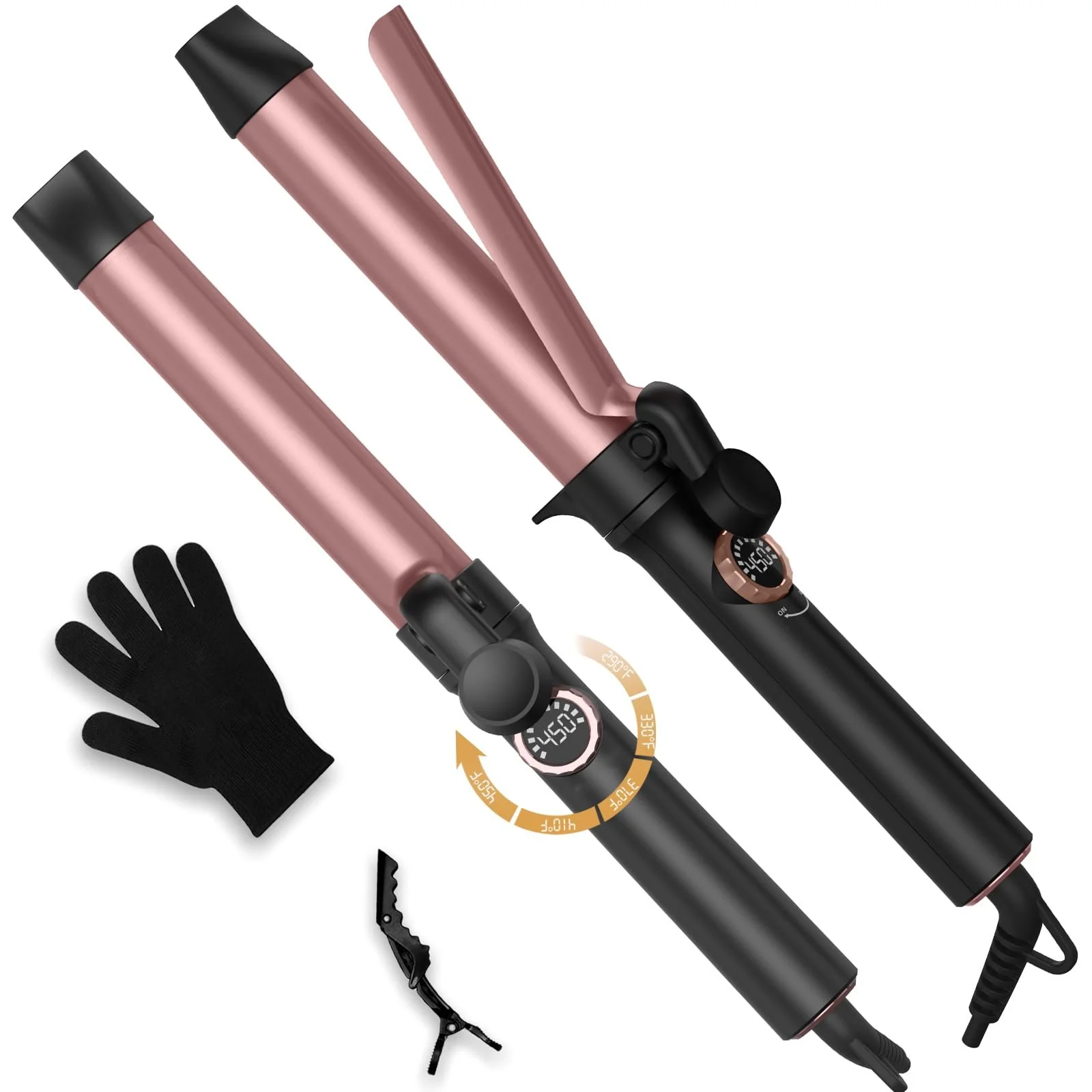 Плойка для волос 32 мм LCD 130-210°C 30s PTC Ceramic, фото №1 Плойка для волос 32 мм LCD 130-210°C 30s PTC Ceramic, фото №1