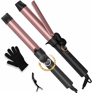 Плойка для волос 32 мм LCD 130-210°C 30s PTC Ceramic - Фото 1