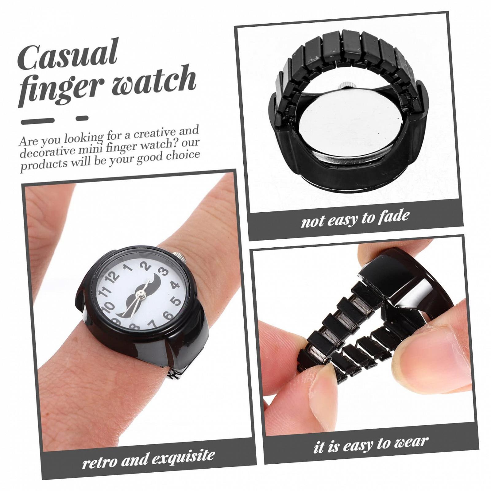 Кільце-годинник LIFKOME Жіночий Декоративний Білий, фото №9 Кільце-годинник LIFKOME Жіночий Декоративний Білий, фото №9