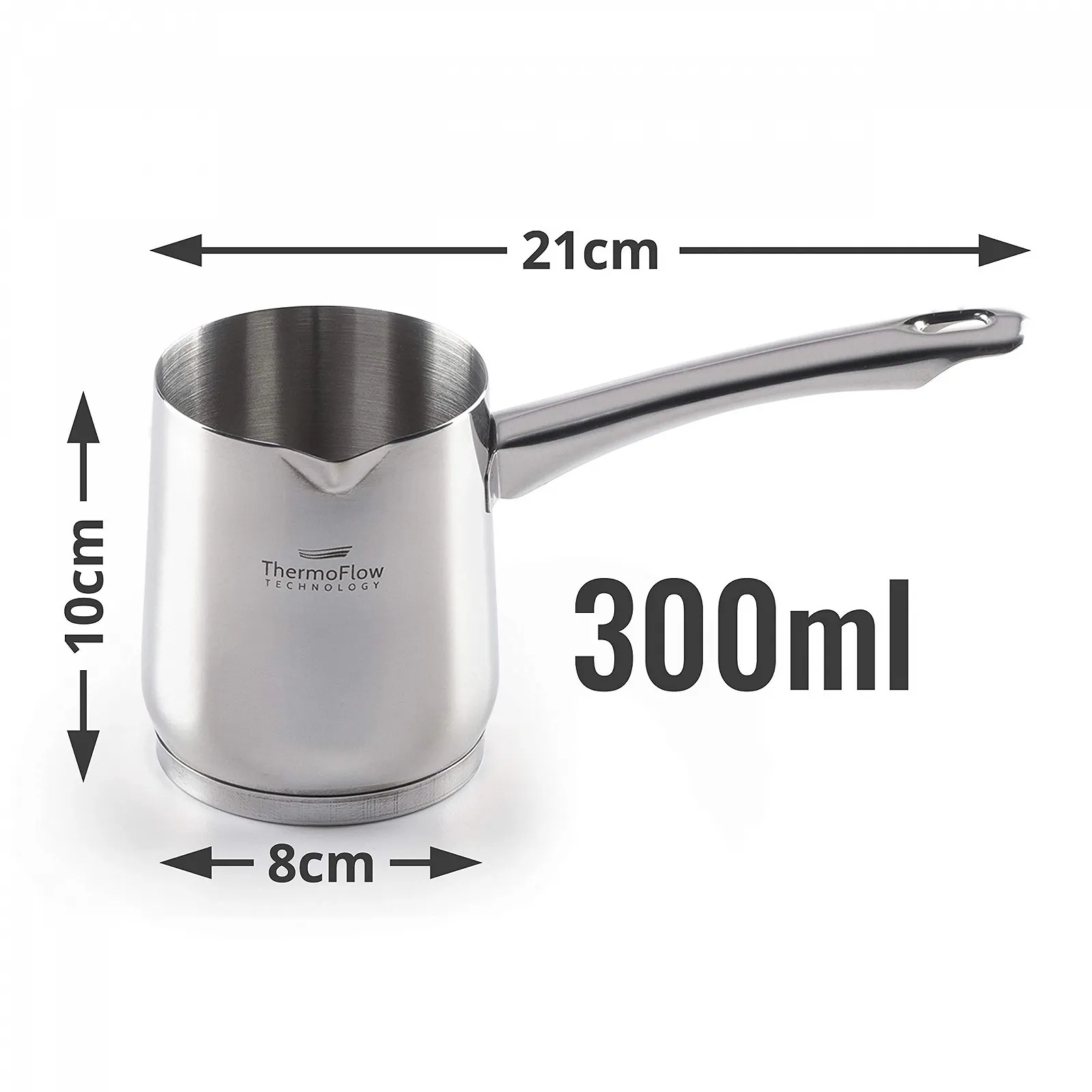 Турка Rosmarino Stainless Steel Induction Mocha Pot - сучасна турецька джезва, фото №2 Турка Rosmarino Stainless Steel Induction Mocha Pot - сучасна турецька джезва, фото №2