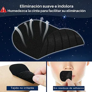 Пластирі для сну EveryKip, 125 шт, преміум-класу, проти хропіння, для спокійного сну, міцно тримаються навіть з бородою - Фото 1