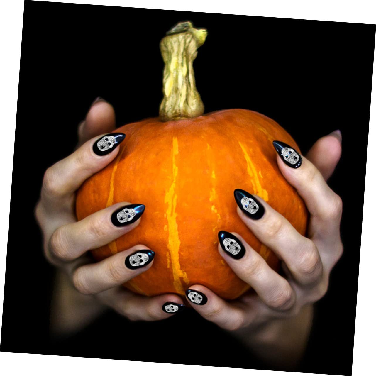 Стрази для нігтів FRCOLOR у вигляді черепа 3D прикраси для манікюру, фото №5