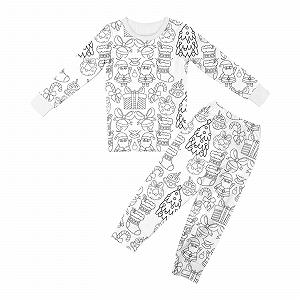 Дитяча піжама для хлопчиків Тварини Бавовна - Фото 1