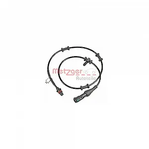 Датчик частоти обертання колеса METZGER 09001011 для JAGUAR, передня вісь - Фото 1