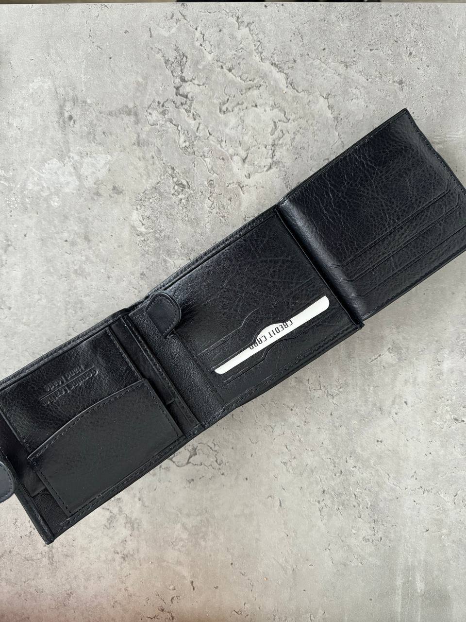 Чоловічий брендовий набір шкіряний ремінь і гаманець BOSS, фото №11