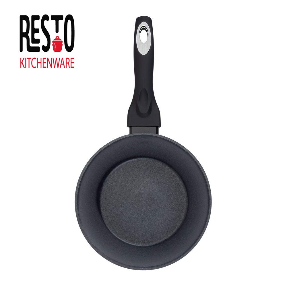 RESTO 93030 Сковорода Вок 20 см Алюминий Антипригарное покрытие Чёрный, фото №4 RESTO 93030 Сковорода Вок 20 см Алюминий Антипригарное покрытие Чёрный, фото №4