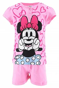 Піжама Minnie Mouse для дівчинки коротка - Фото 1