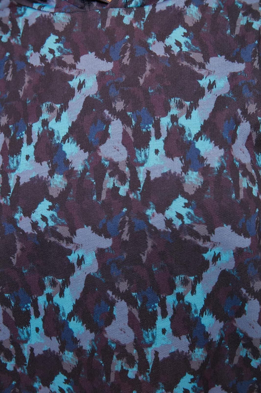 Свитшот TRENDYOL Regular с воротником-стойкой, с узором пейсли, фото №8