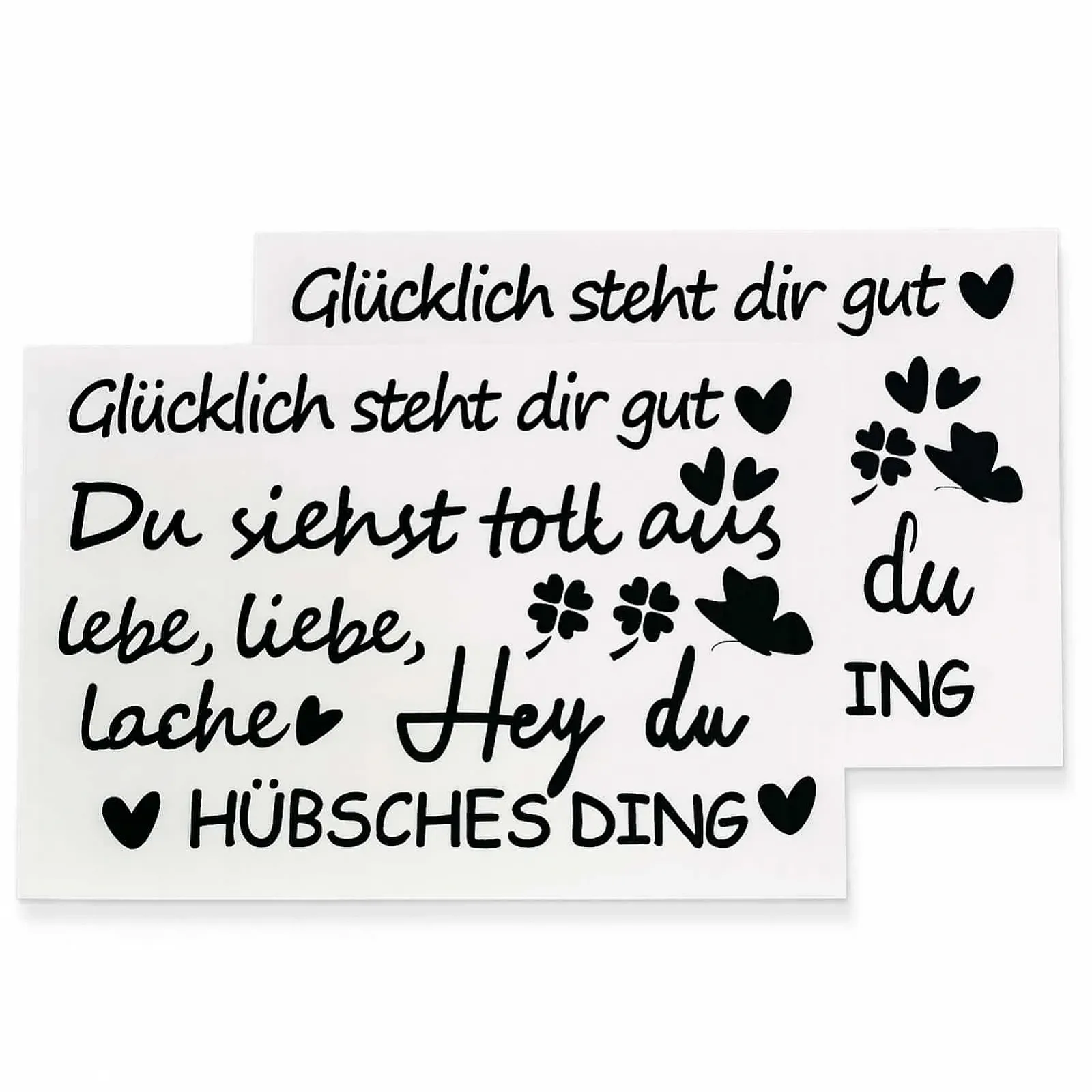 Наклейки на зеркало Мотивационные фразы 2 шт., фото №7