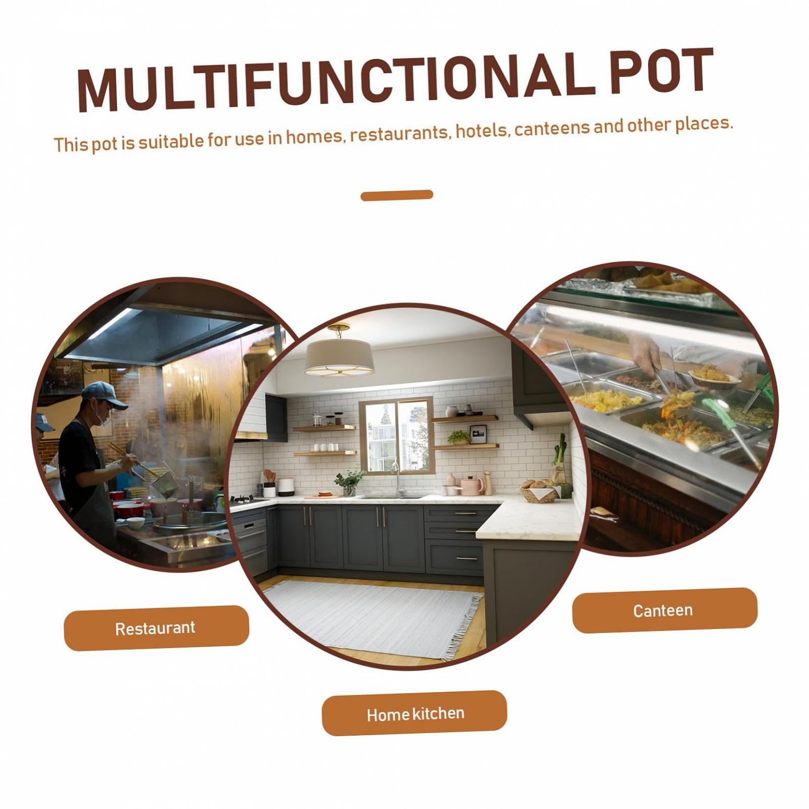 Кастрюля керамическая С крышкой Жаропрочная для супов и тушения, фото №8