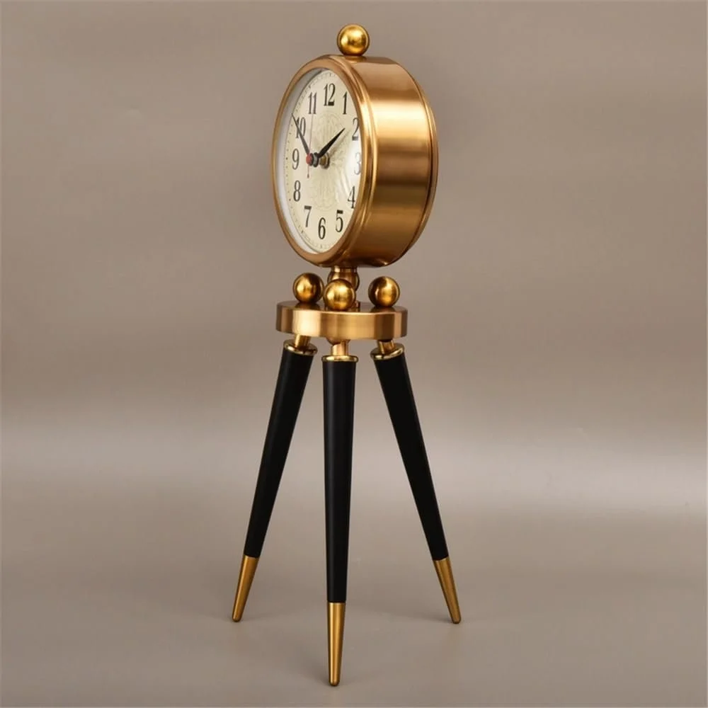 Настольные часы Yixinzi-2024 Винтажный дизайн, роскошные, скандинавский стиль, фото №7