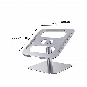 Регульована складна підставка для ноутбука з міцного матеріалу Gatuida з нековзким портативним synthetic.ua - Фото 1