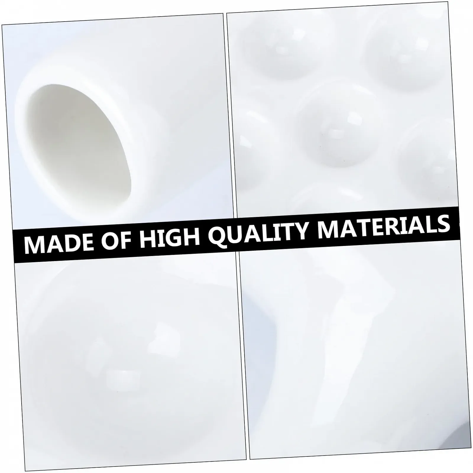 Форма для равликів VALICLUD Керамічна 6 отворів біла, фото №2 Форма для равликів VALICLUD Керамічна 6 отворів біла, фото №2