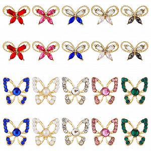 Прикраси для нігтів Метелики 3D 10 Стилів - Фото 1