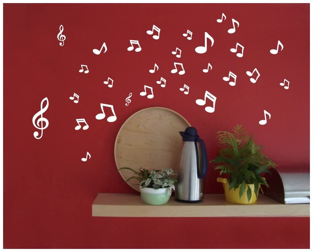 Наклейка на стіну Music Creative Set 30 шт. Чорний 070 32x22 см, фото №3 Наклейка на стіну Music Creative Set 30 шт. Чорний 070 32x22 см, фото №3