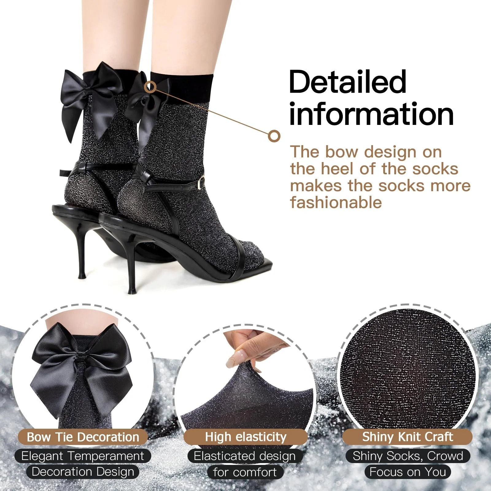 Жіночі шкарпетки Ankle Manzi 3 пари, фото №3