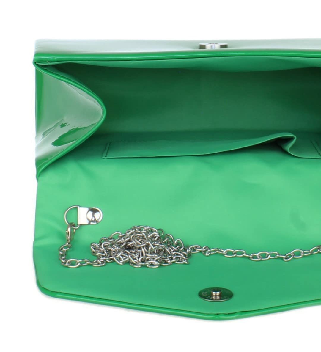 Клатч Girly Handbags лакированный, женский, маленький, жесткий, фото №3