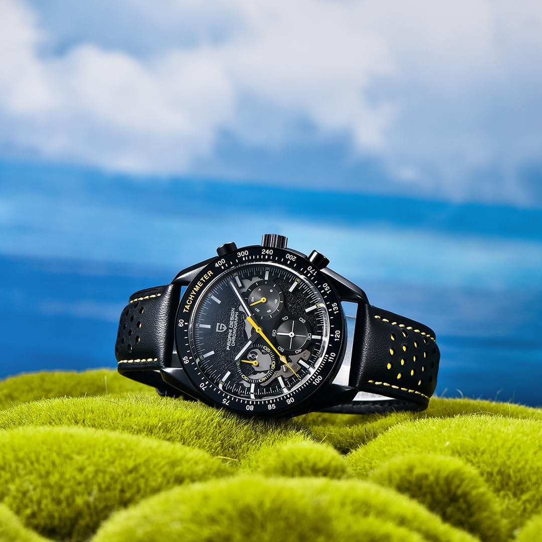 Годинник Pagani Design PD1779 Moon Back Чоловічий Розкішний кварцовий годинник Скелет Спорт Хронограф AR Сапфірове скло, фото №4 Годинник Pagani Design PD1779 Moon Back Чоловічий Розкішний кварцовий годинник Скелет Спорт Хронограф AR Сапфірове скло, фото №4