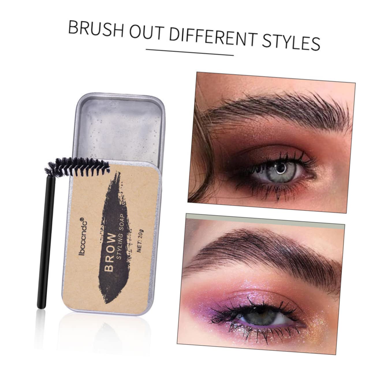 Крем Healvian Eyebrow Eyebrow Styling 4 Sets Безбарвний, фото №5