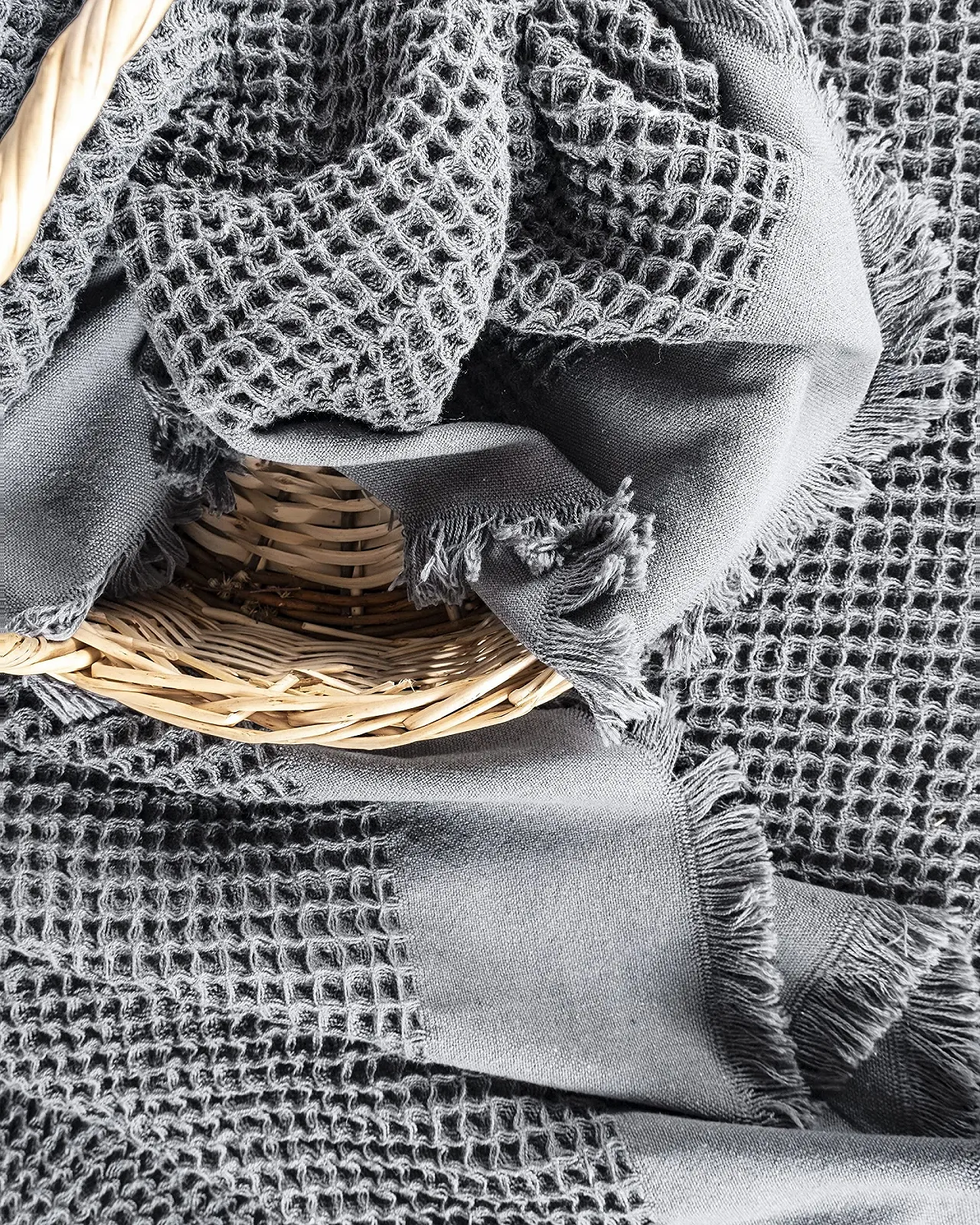 Покривало Gräfenstayn Premium з бахромою - 150 x 200 см, фото №6