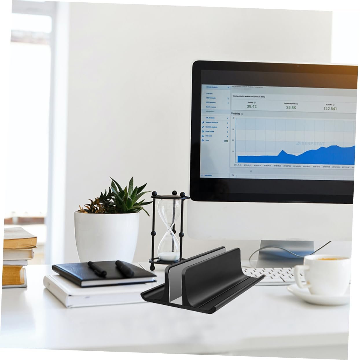 Охолоджуюча підставка для ноутбука SOIMISS Алюмінієвий сплав з тримачем для зберігання, фото №9