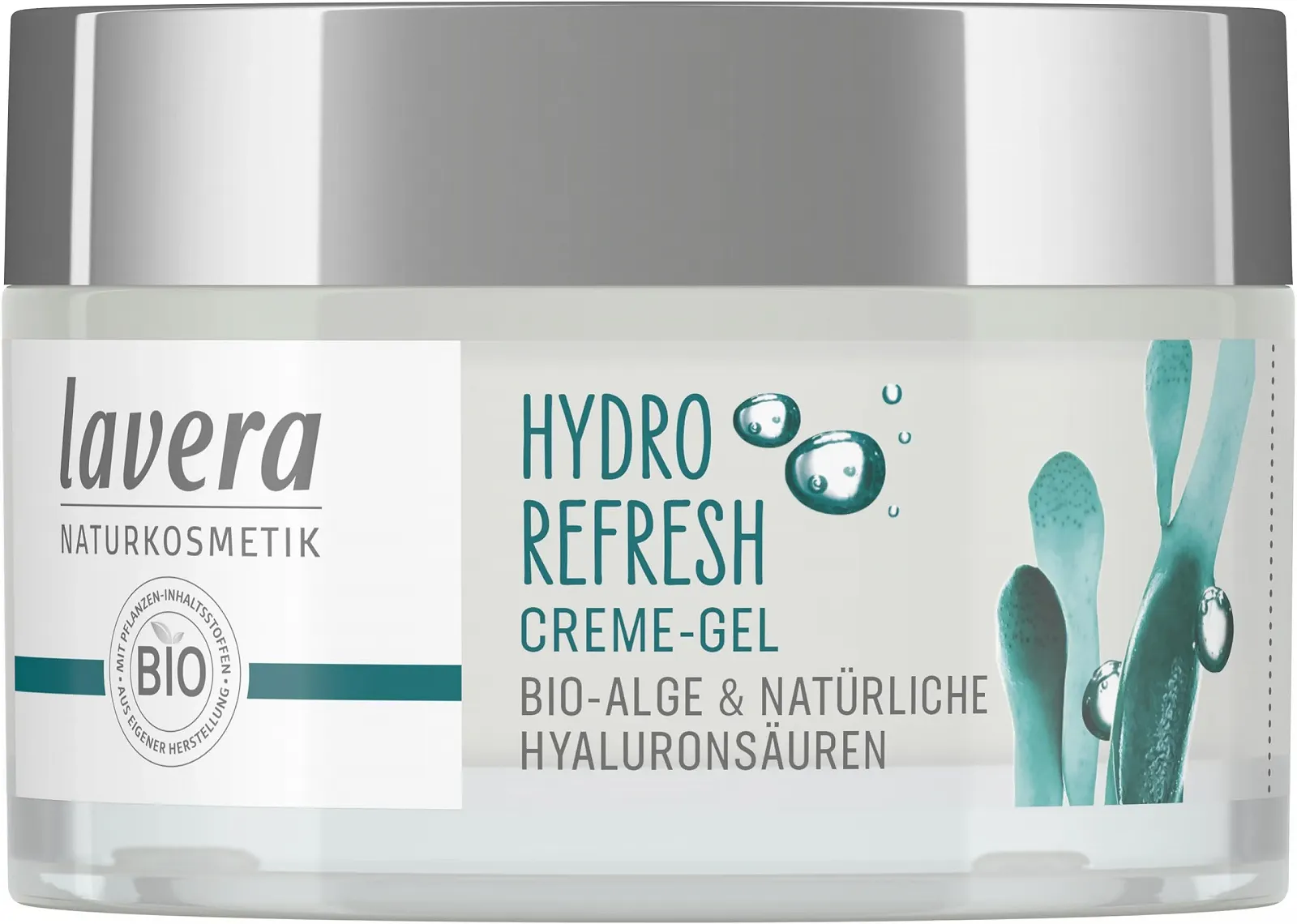 Крем-гель lavera Hydro Refresh з водоростями та гіалуроновою кислотою, 50 мл, фото №1 Крем-гель lavera Hydro Refresh з водоростями та гіалуроновою кислотою, 50 мл, фото №1