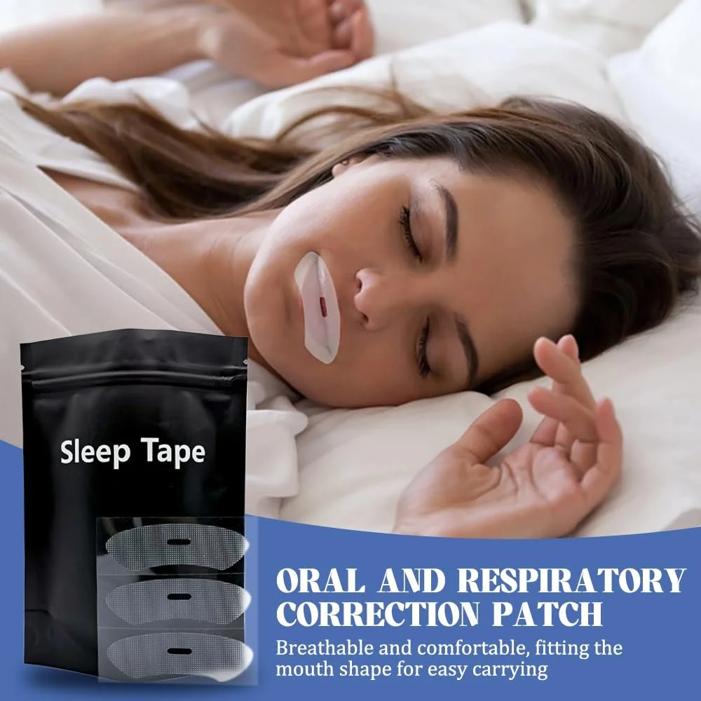 Пластирі від хропіння Pack of 60 Mouth Gluing Night Anti Snoring Plasters B, фото №3