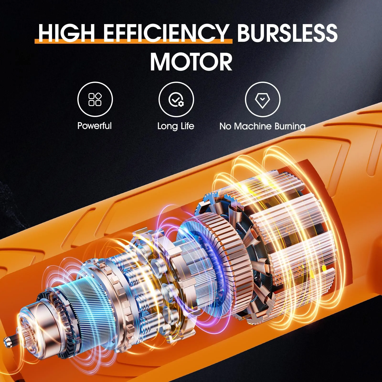 Секатор акумуляторний XIAZIR 30 мм 21 V 2000 mAh з набором змінних лез, фото №5