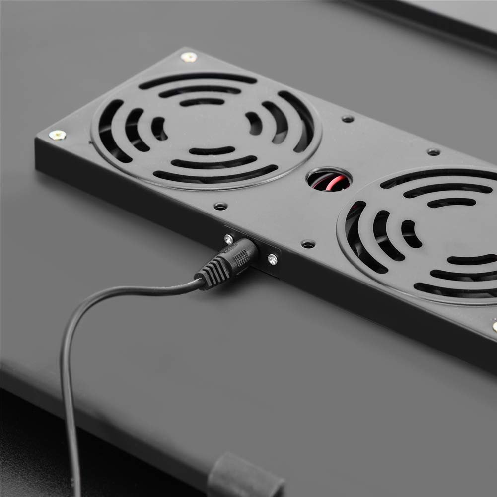 Подставка для ноутбука Dioche Складная Регулируемая Алюминиевая Подставка для ноутбука со держателем для мыши и 2 вентиляторами охлаждения для кровати Дивана Черный, фото №6 Подставка для ноутбука Dioche Складная Регулируемая Алюминиевая Подставка для ноутбука со держателем для мыши и 2 вентиляторами охлаждения для кровати Дивана Черный, фото №6