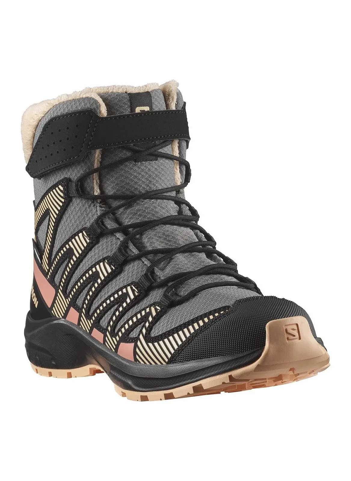 Ботинки Salomon XA PRO V8 Winter CSWP J Pewter/Bla 000-35/22.0, фото №3