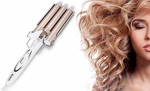 Тройная плойка Kemei KM-1010 - Фото 1