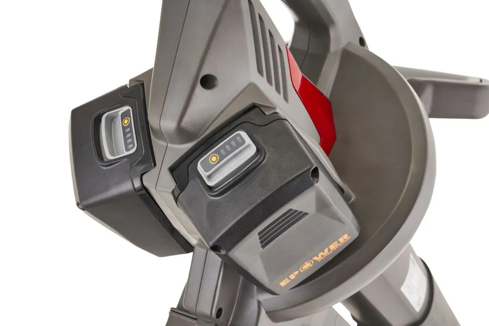 Акумуляторна повітродувка Mountfield MVS 20 Li Kit / 600W / 20V / 2 х 4Ah / 55 м/с / 45 л коллектор / Сірий, фото №6