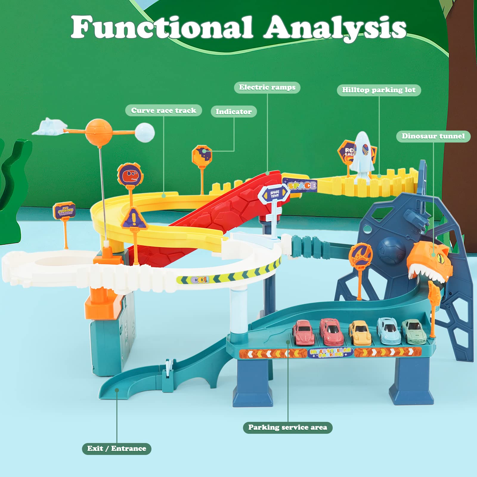 Игрушечный автомобиль Ark miido, Набор из 5 миниатюрных игрушечных автомобилей и 2 парковочных места, Игрушка Монтессори, фото №2 Игрушечный автомобиль Ark miido, Набор из 5 миниатюрных игрушечных автомобилей и 2 парковочных места, Игрушка Монтессори, фото №2