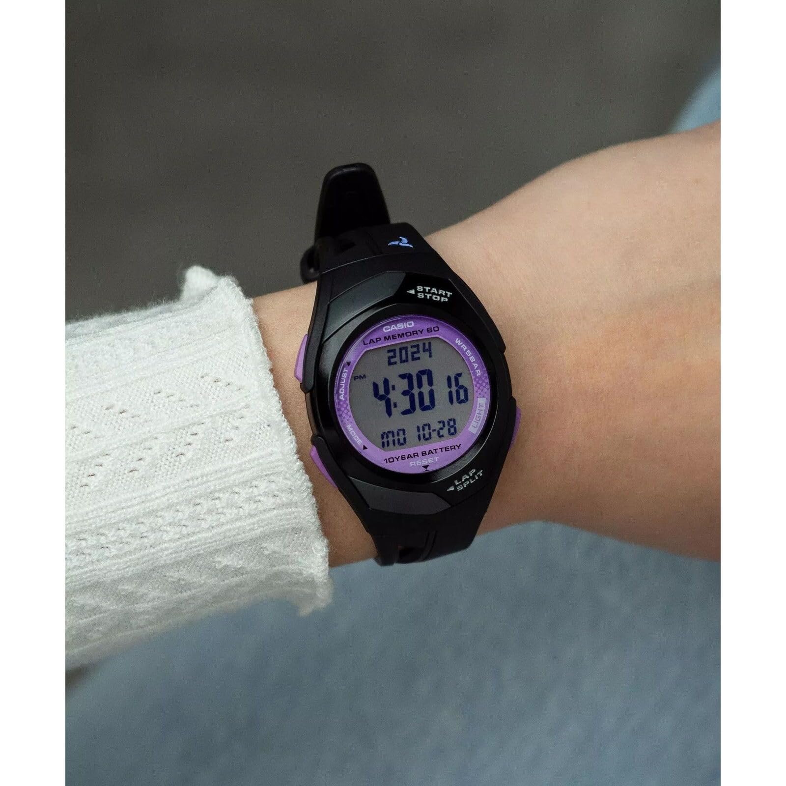 Часы Casio STR-300-1CEG, черный, Ремешок., фото №5