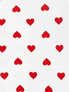 Комплект хлопковых пижам Simple Joys by Carter's Unisex Baby на День Святого Валентина, 3 шт. synthetic.ua - Фото 1