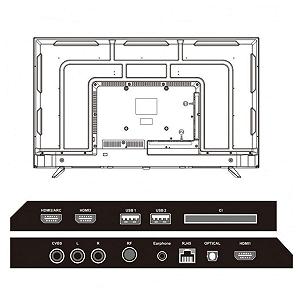 Телевізор Mystery MTV-5560UDT2 synthetic.ua - Фото 1