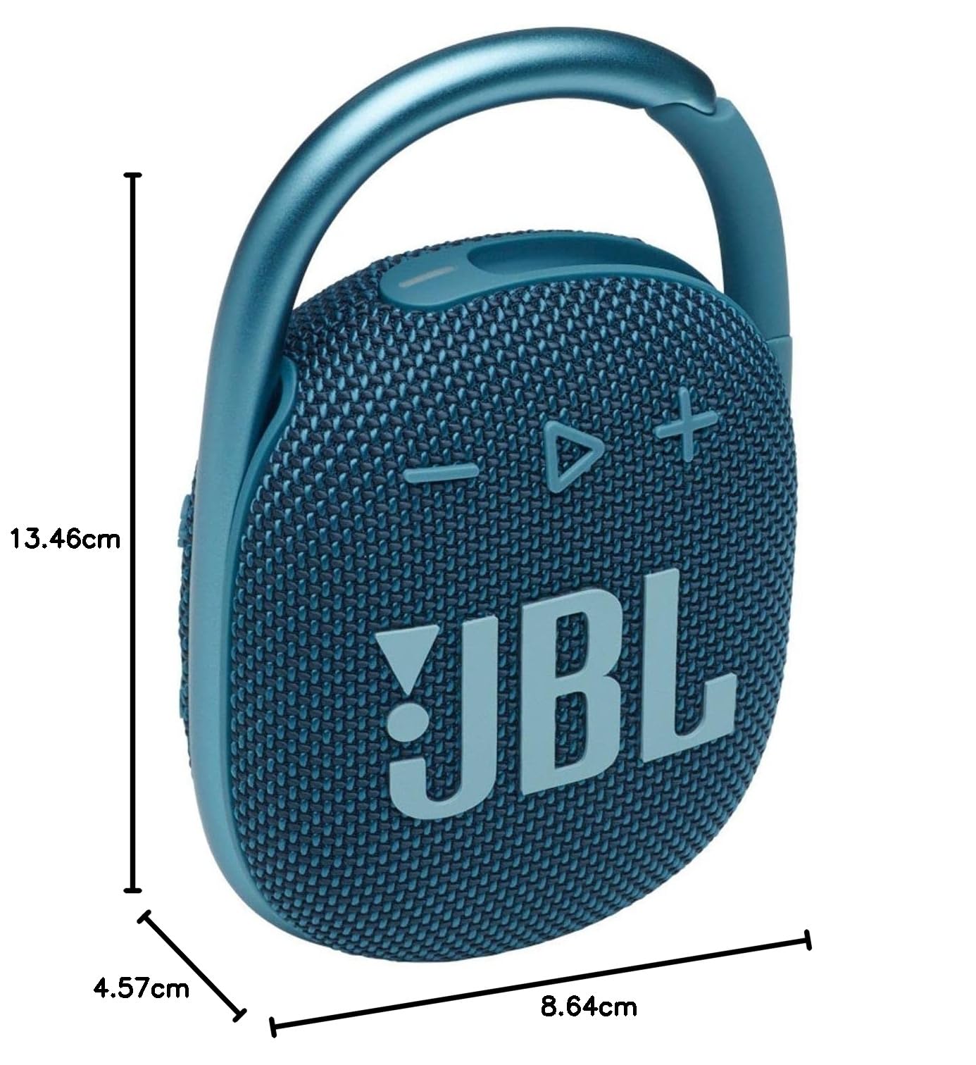 Портативна колонка JBL Clip 4 Bluetooth Mini IP67 синій, фото №6