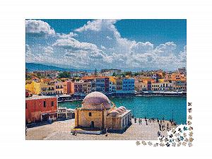 Пазл puzzleYOU Puzzle Collection Crete "Mosque in the Old Venetian Port of Chania City Crete" 2000 элементов synthetic.ua - Фото 1
