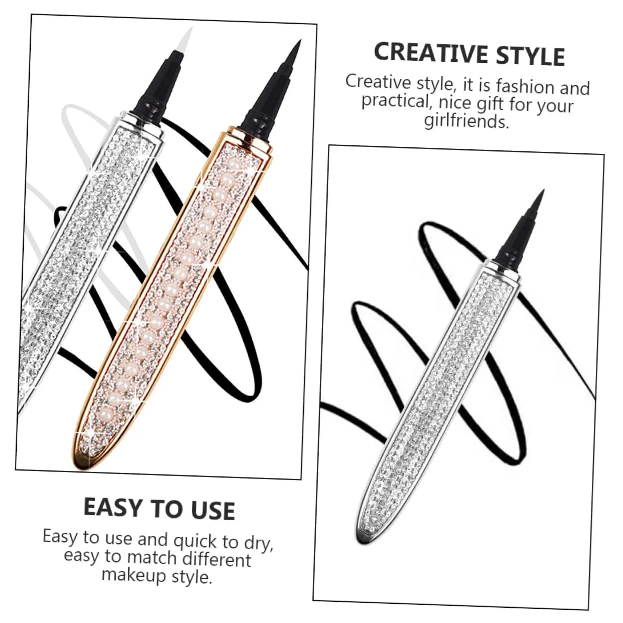 Фломастер-Подводка Mikinona Präziser Diamant-Eyeliner, фото №2