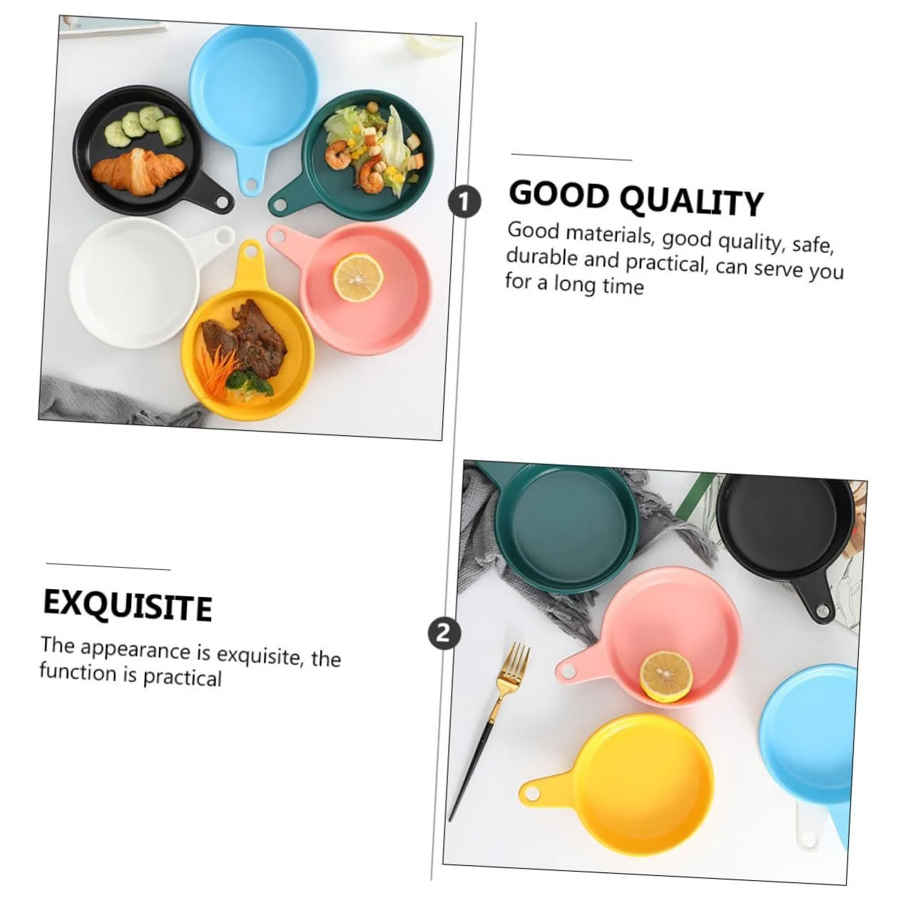 Форма для запікання керамічна з ручкою для хліба та запіканок Жовтий, фото №5