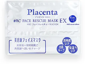 Маска для лица Katase #BC Face Rescue Mask EX - Placenta 40 шт. - Фото 1
