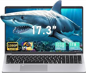 Ноутбук 17.3" Fsjun HL-K701 Intel Celeron N5095 RAM 16GB SSD 1TB Windows 11 (UKR) - Фото 1