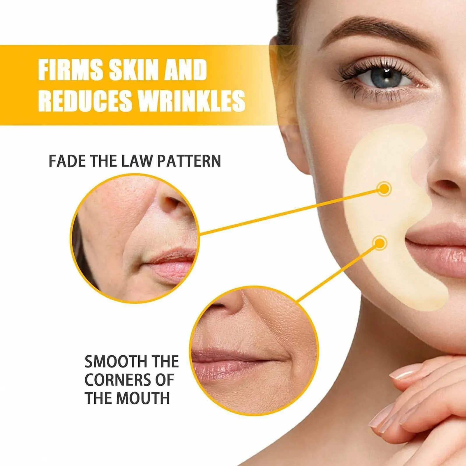 Патч для носогубних складок Pologmase, для пружності шкіри, фото №3