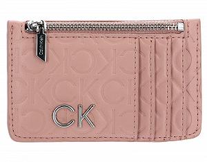 Картхолдер Calvin Klein Re - Lock Zip EMB Mono Cafe Au Lait, Café Au Lait synthetic.ua - Фото 1