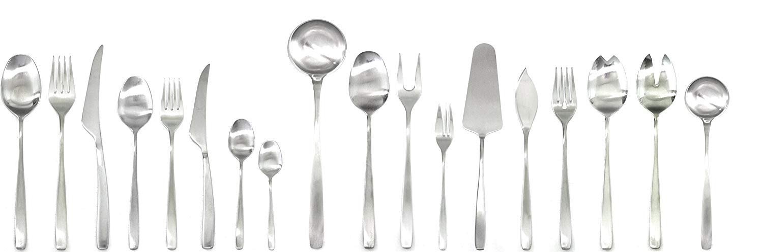 Набір столових приборів Mepra Avanguardia Ice, срібний, фото №1 Набір столових приборів Mepra Avanguardia Ice, срібний, фото №1