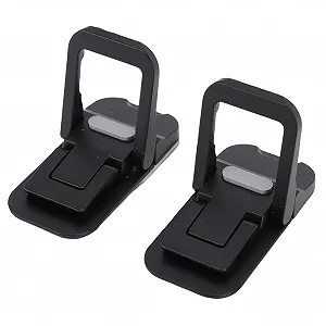 Портативная подставка для ноутбука 2шт, цинковый сплав, регулируемая, эргономичная, охлаждающая подставка для клавиатуры и планшетов - Фото 1