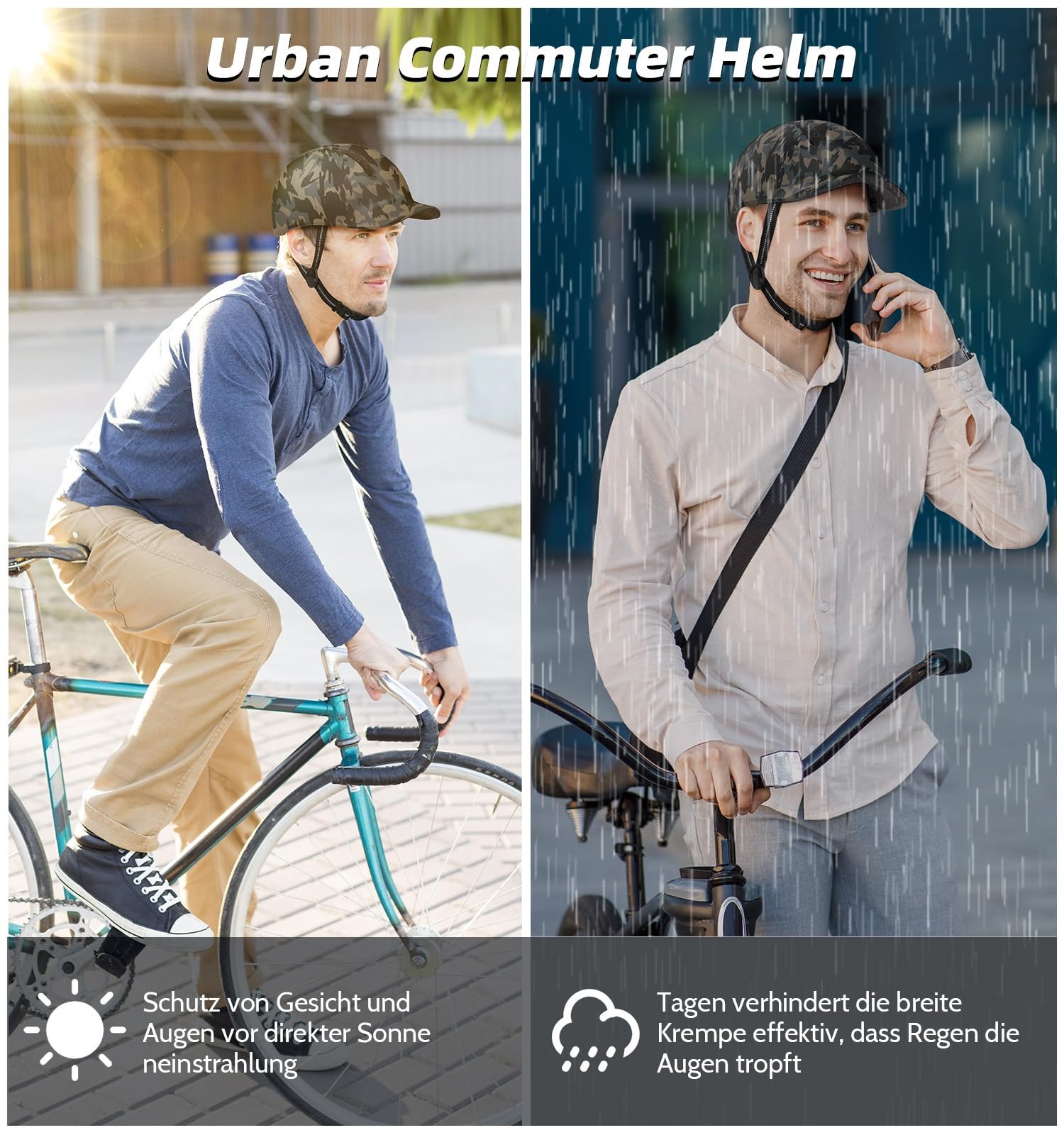 Шолом Велосипедний KINGLEAD Міський Commuter Регульований, фото №7