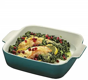 Форма для запекания Küchenprofi Provence квадратная 23 см керамическая Racing Green synthetic.ua - Фото 1