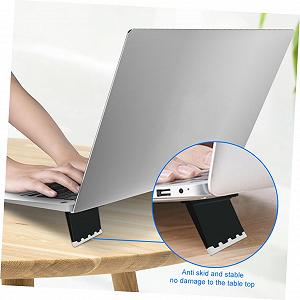 Подставка для ноутбука Портативная Компактная Эргономичный дизайн 2 шт. Черный synthetic.ua - Фото 1